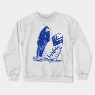 Surfing Crewneck Sweatshirt